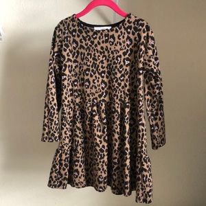 Girls Zara cheetah print size 6 dress